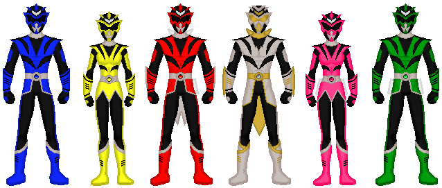 Zedd\u0026#39;s Demonic Alien Rangers by exguardian on DeviantArt