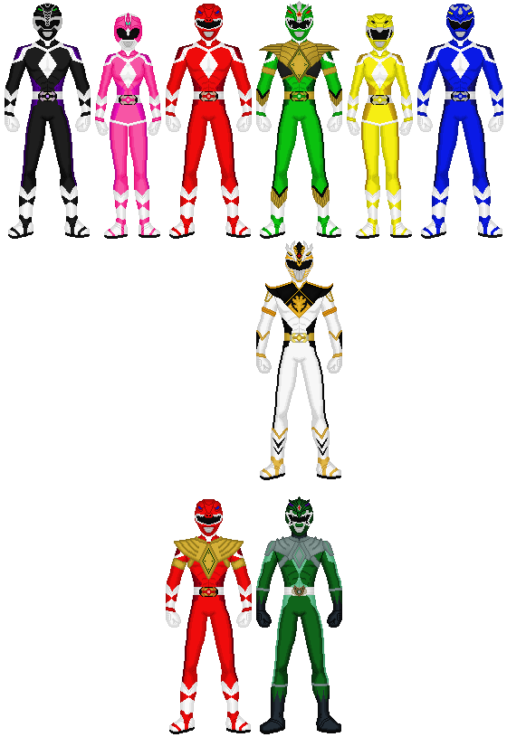 Morphin Power Rangers - Next Generation by exguardian on