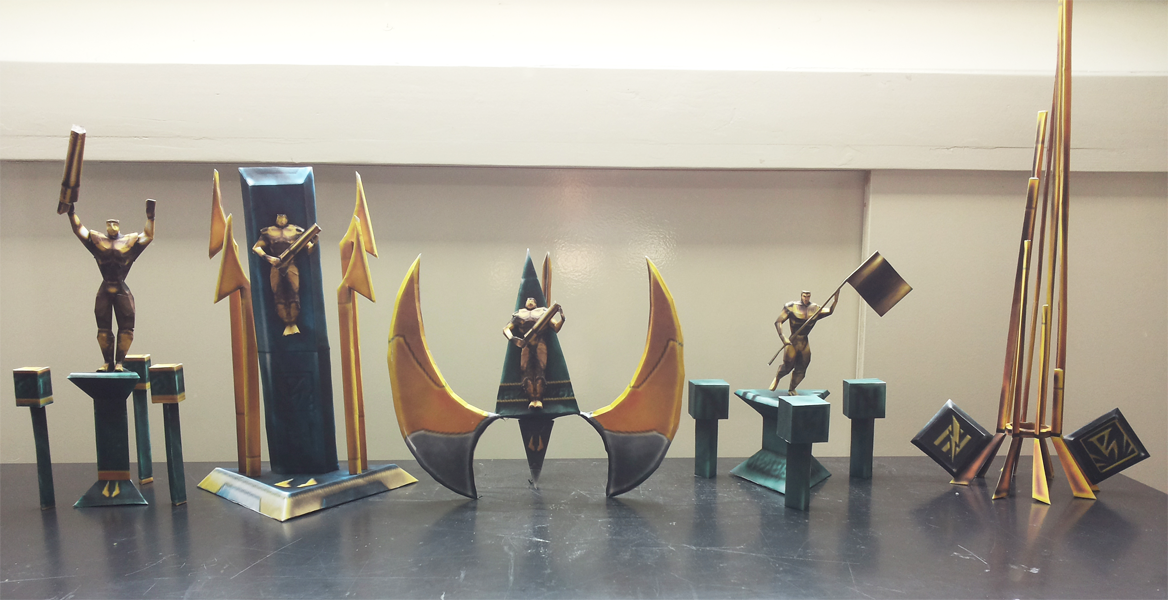 UT Trophies Papercraft