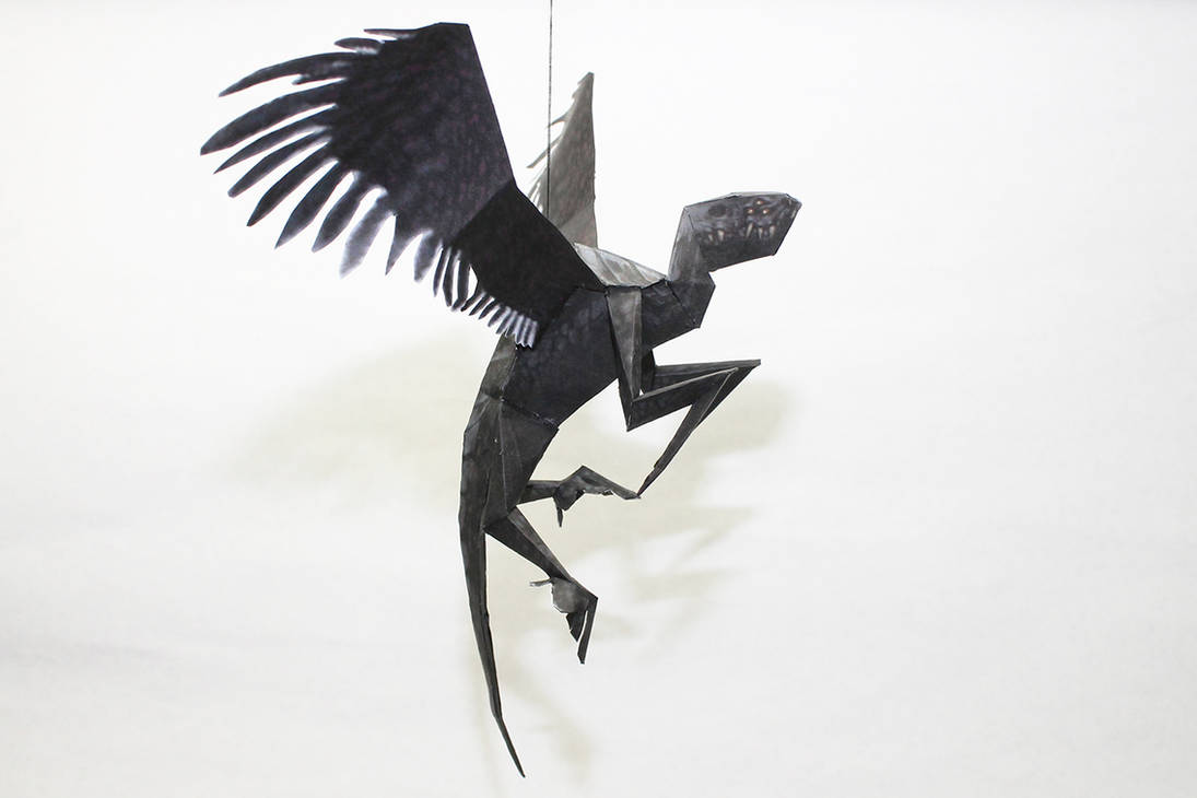 Drakan - BlackWing Papercraft by Metalfist0