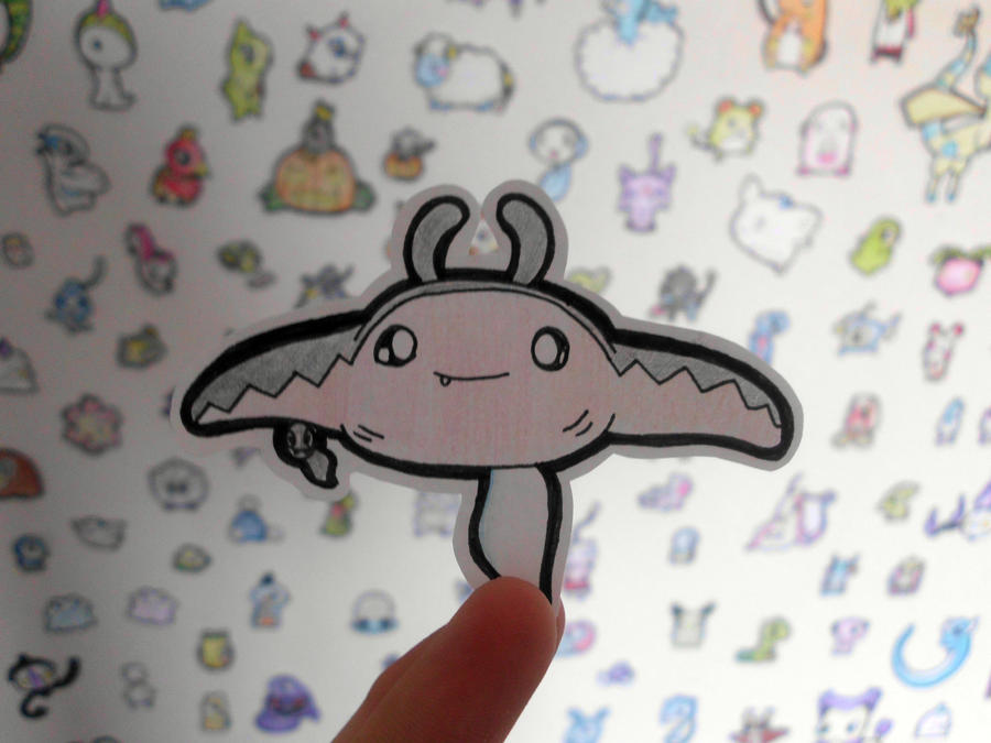 Mantine papermon by mrscribble7 on DeviantArt