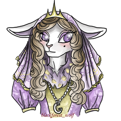 Neopets Request: Gynelia the Royal Girl Cybunny