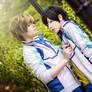 Makoto Tachibana and Haruka Nanase