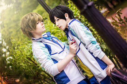 Makoto Tachibana and Haruka Nanase