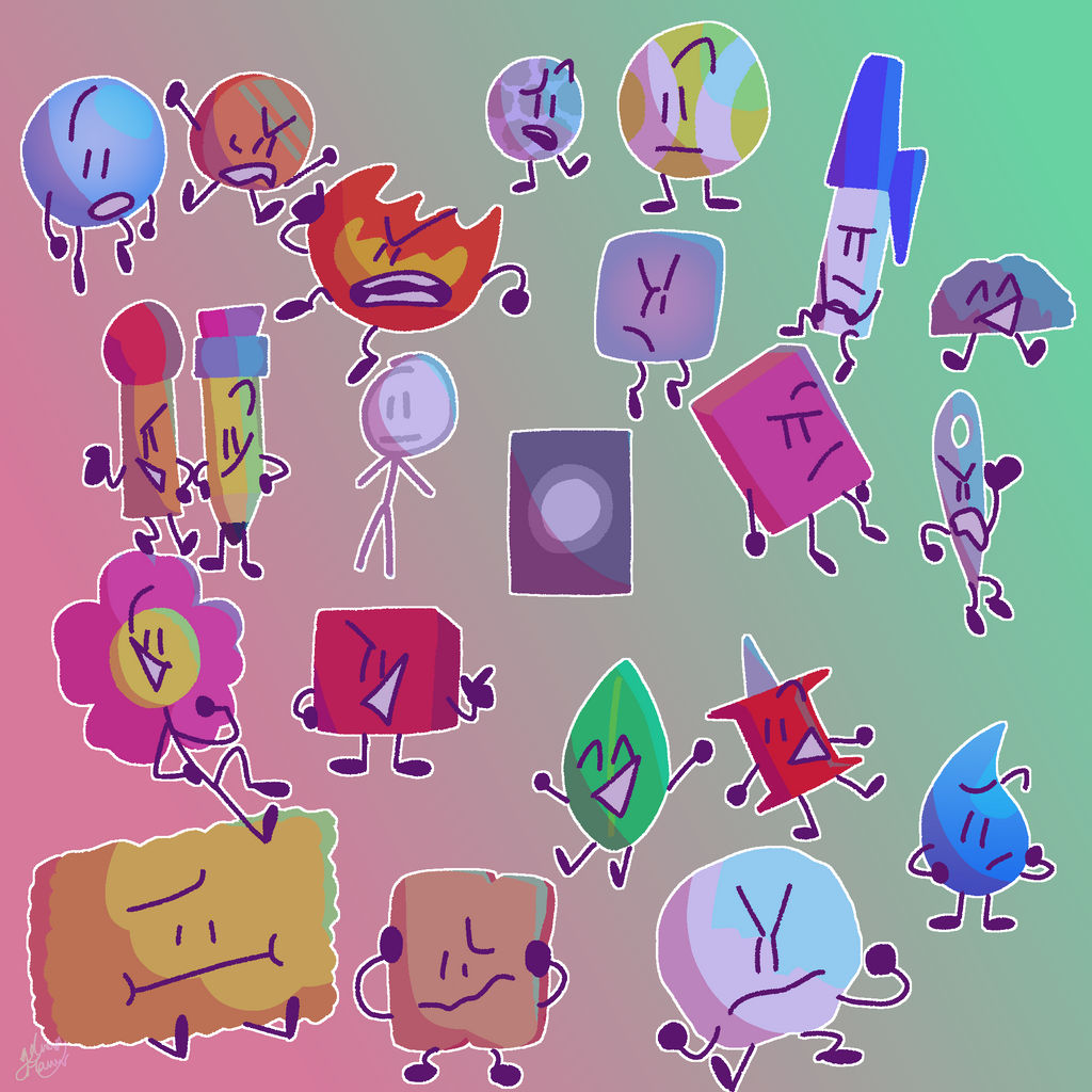 Bfdi Running Deviantart Bfdi drawing!! by Galaxyflowerg on DeviantArt