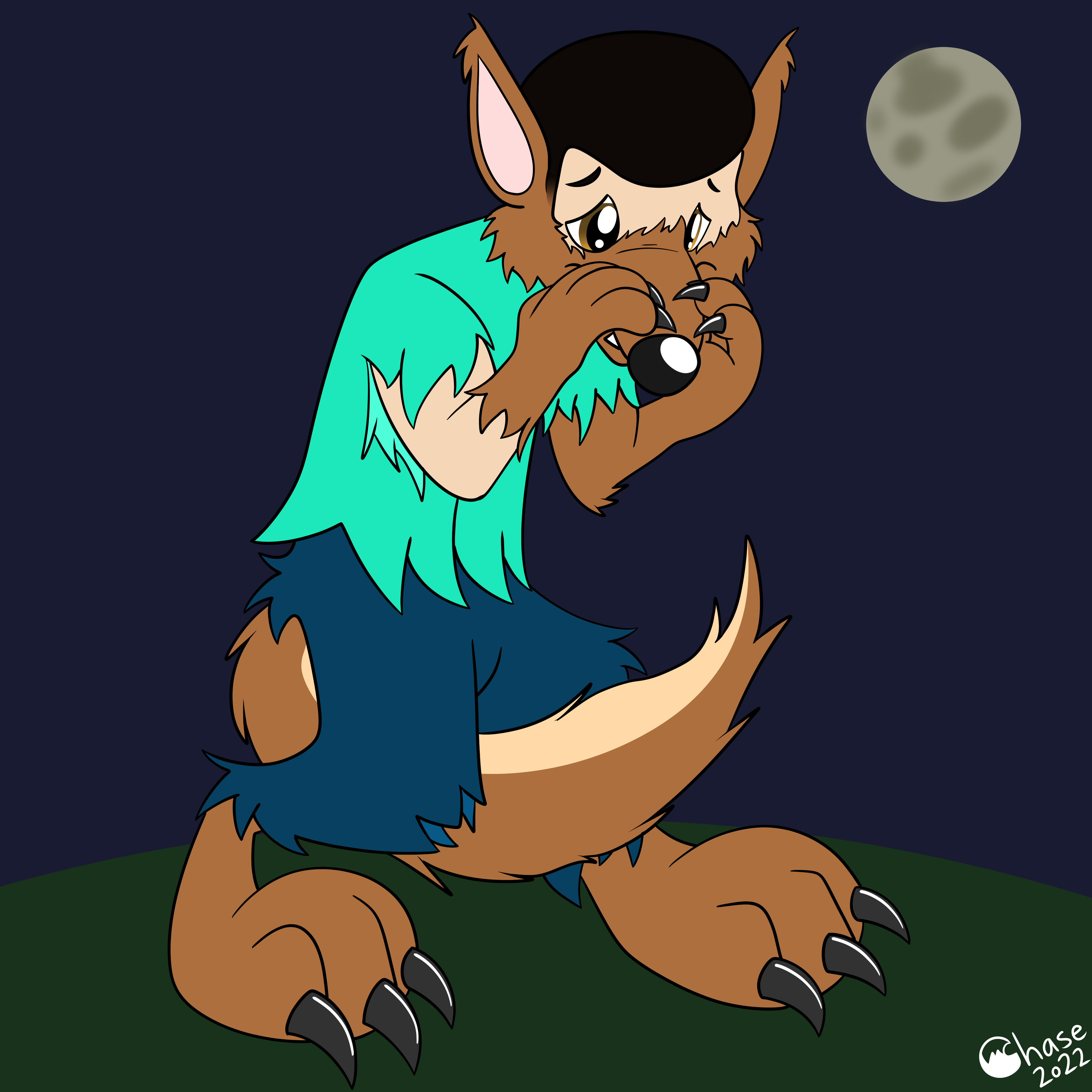 Night of the Werewolf by BlueAuraDog on DeviantArt