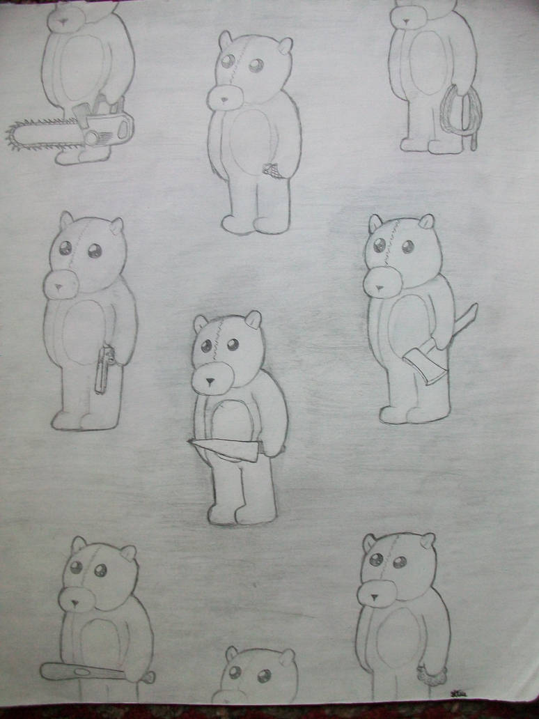 Killerteddybear Deviantart Rarity Killer Teddy Bears by Shrapnel92 on DeviantArt