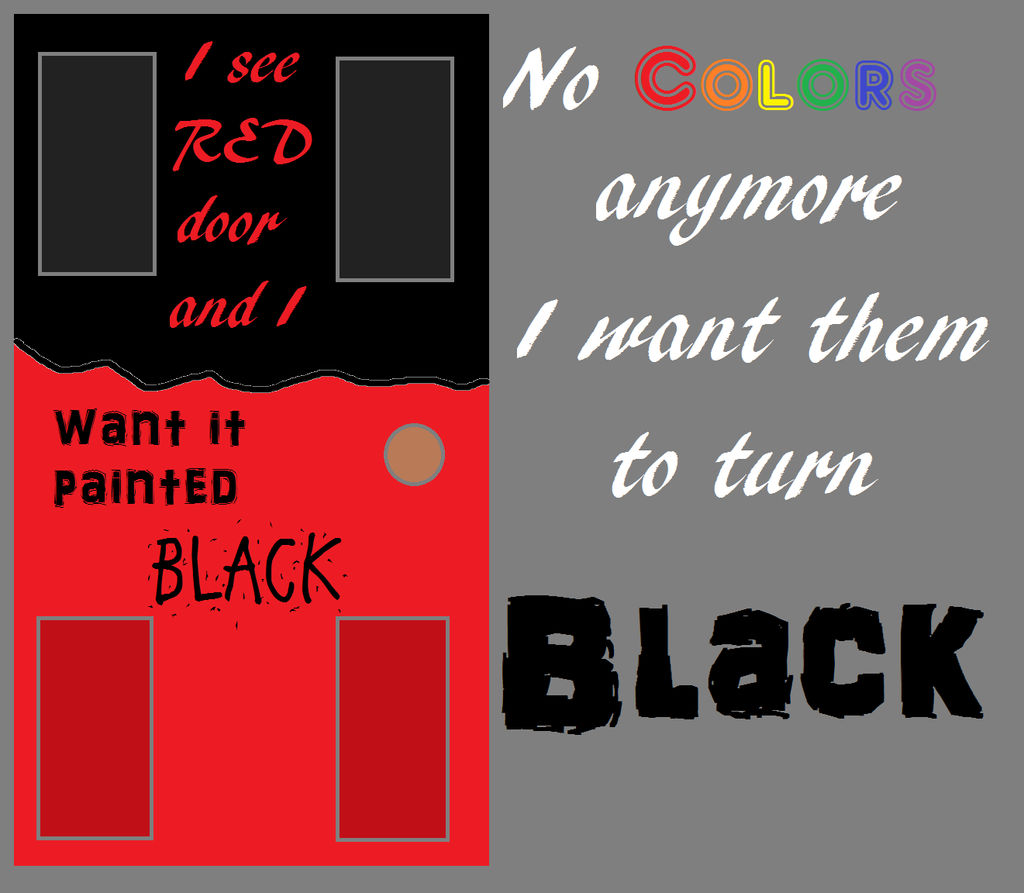 Paint It Black By Zach Usa On Deviantart