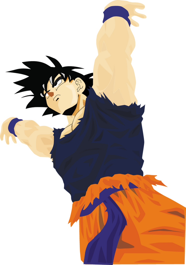 Goku first vector by Mahou11 on DeviantArt