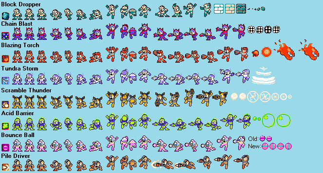 MM11 Weapons sprites by MarshadowSlime on DeviantArt