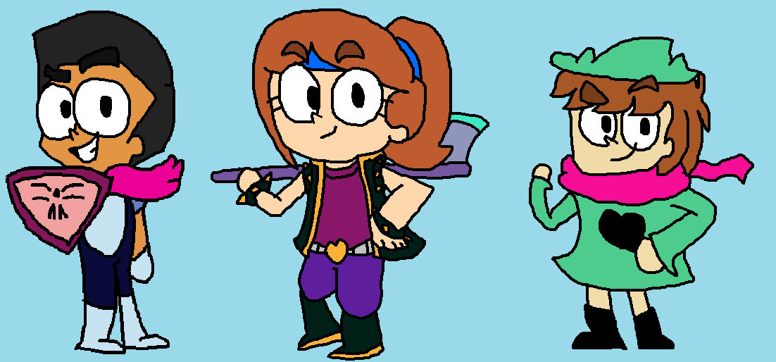 Delta Rune Trio The Trio Deltarune Version by MarshadowSlime on DeviantArt