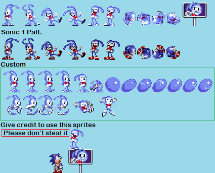 Sonic 1 Redefined - Sonic Sprites by JacobLeBeauREAL on DeviantArt