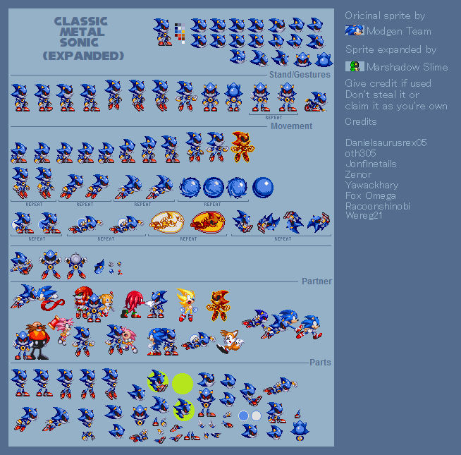 Genesis / 32X / SCD - Knuckles' Chaotix (32X) - Metal Sonic - The