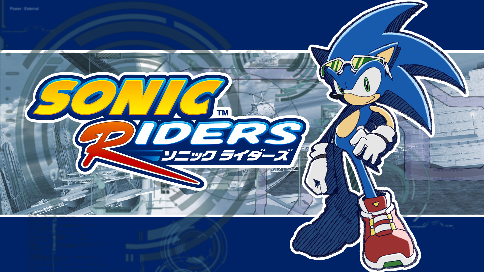 Sonic Riders Fan Made Wallpaper - Sonic by supersonicsponge on DeviantArt