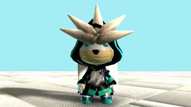 BLACK HOOD SILVER THE HEDGEHOG IN LBP2