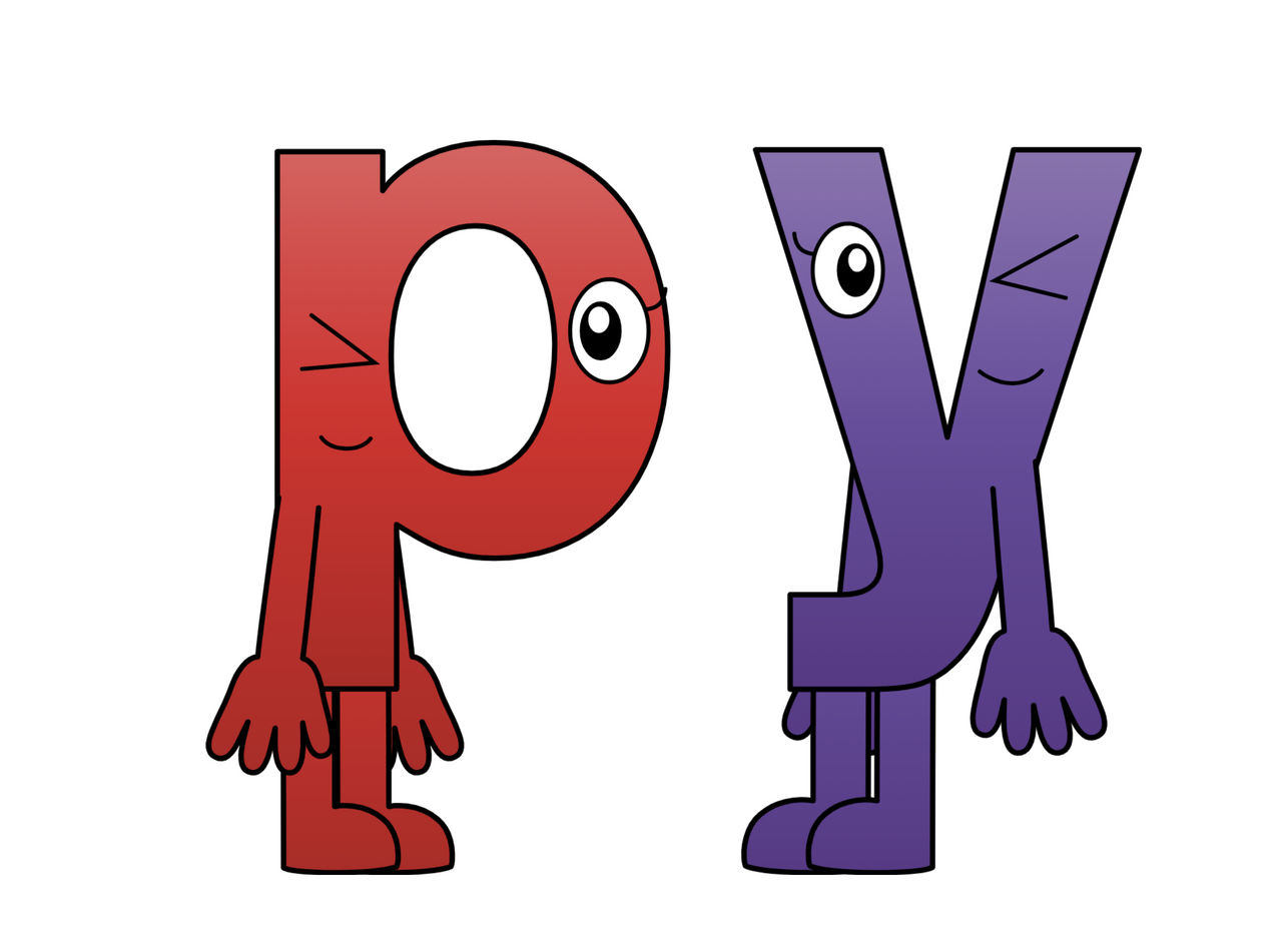 Alphabet Lore but they all have P's face by jesnoyers on DeviantArt