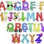 Letter Factory Letters in Ultialphabet style