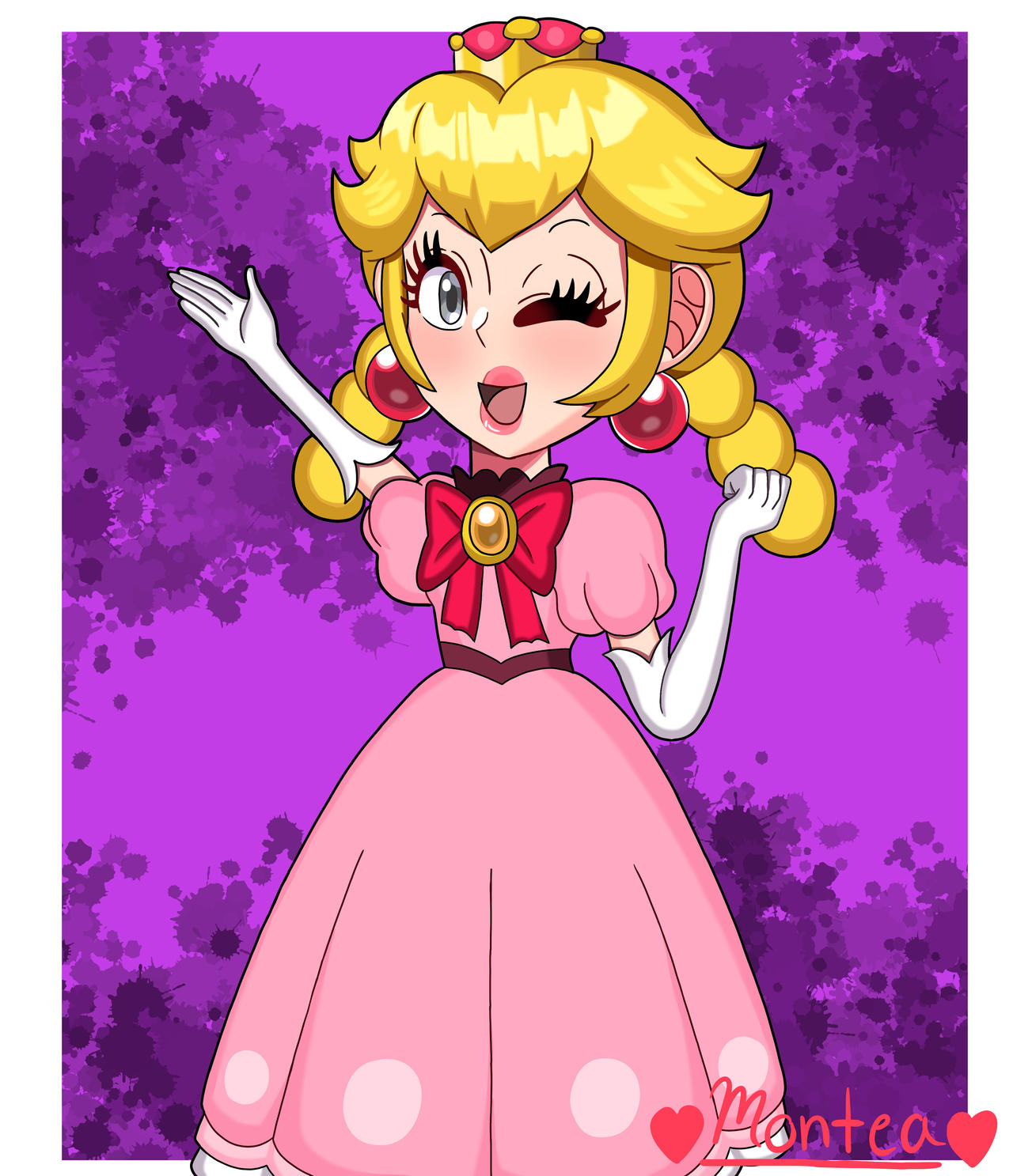 Princess Peachette by Quierrehughes on DeviantArt