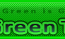 Green TEAm Fan Button