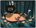 Shi-o-ween | Pumpkins Smash| Kai + Orc by 3DAri