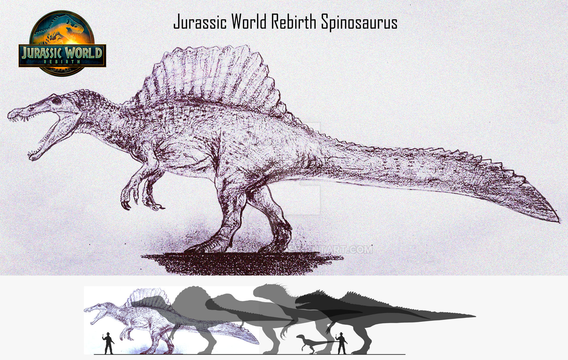 Jurassic World Rebirth Spinosaurus by MaltosJPJW on DeviantArt
