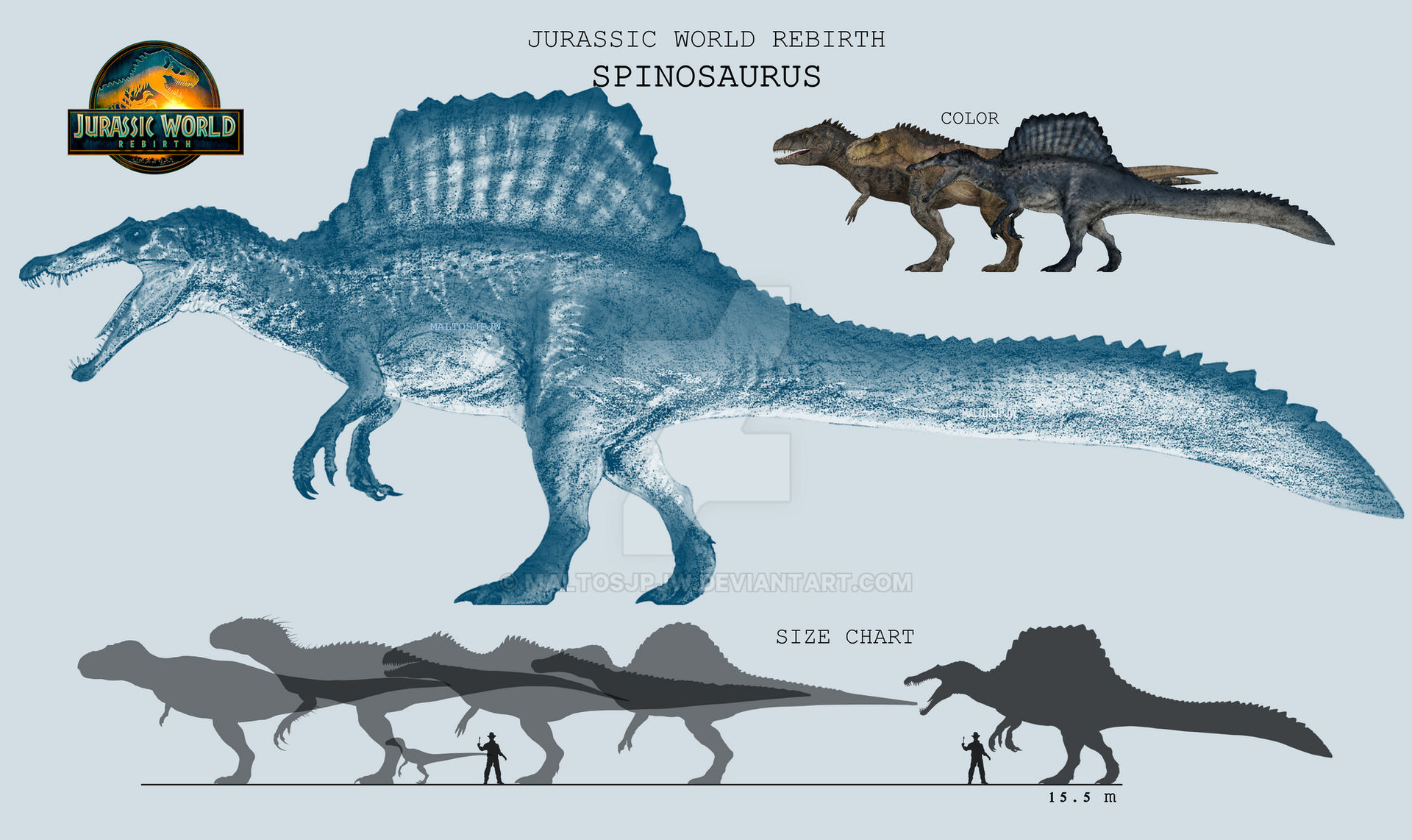 Spinosaurus Jurassic World Rebirth Fanmade 2 0 By MaltosJPJW On spinosaurus-jurassic-world-rebirth-fanmade-2-0-by-maltosjpjw-on
