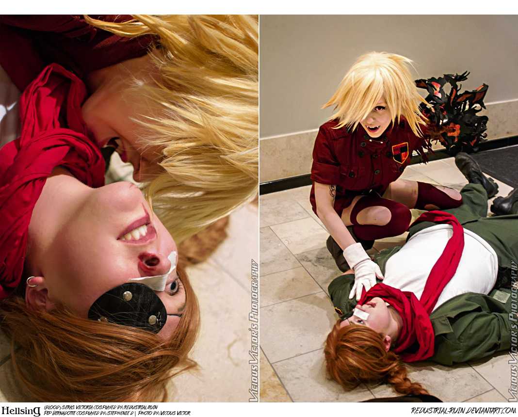 Hellsing Cosplay: Pip and Seras: Drink, Mignonette