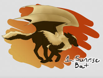 Naalnish the Sunrise Bat-Wolf