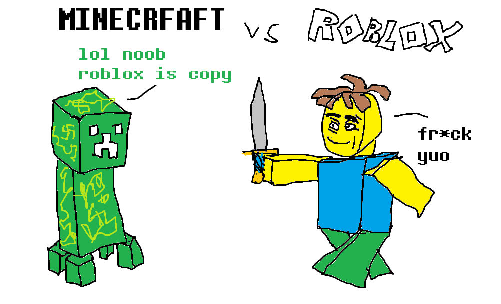 Minecraft Vs Roblox By Sandsundertailover88 On Deviantart - minecraft vs roblox by real life minecraft vs roblox Minecraft Vs Roblox By Sandsundertailover88 On Deviantart - real life minecraft vs roblox