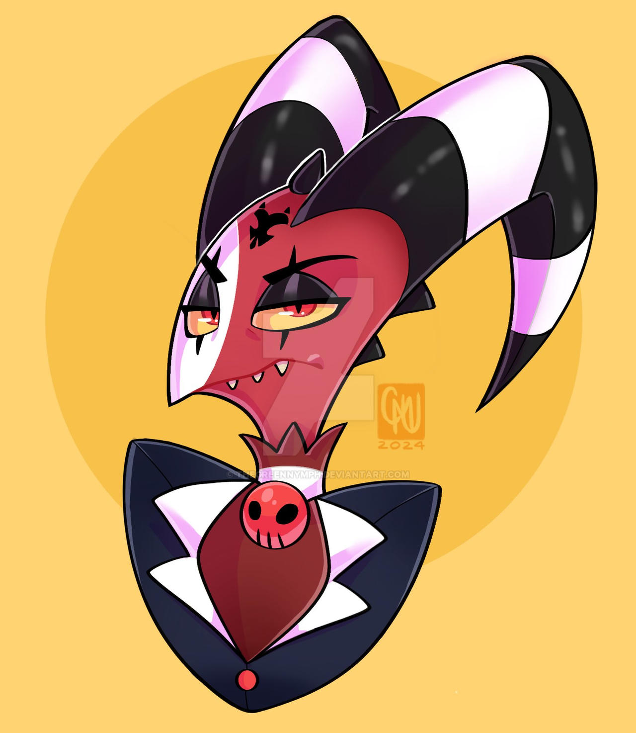 Blitzo Text Helluva Boss: Blitzo by TheGreenNymph on DeviantArt