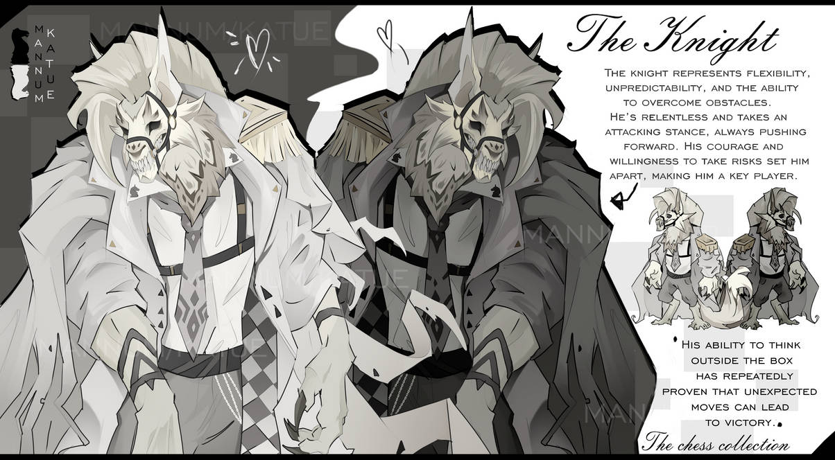 Deviantart Chess Knight ADOPT (OPEN) - The Chess Collection- THE KNIGHT by MANNUM on DeviantArt