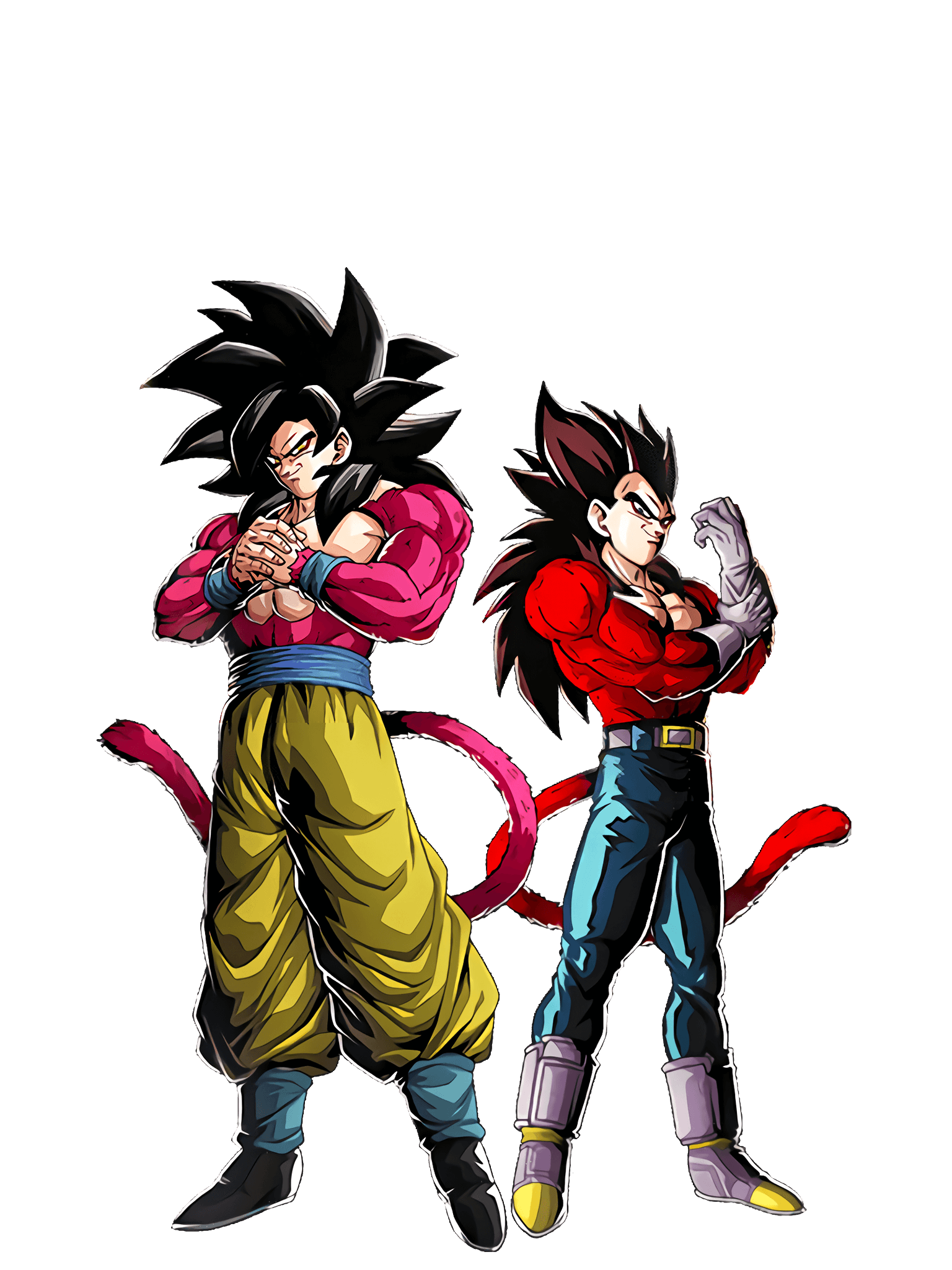 Goku And Vegeta Ssj4 Lr By Anthony123ytb On Deviantart
