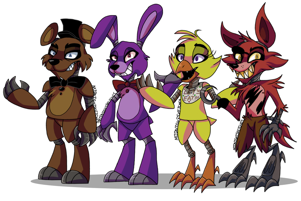 How I draw the FNaF animatronics by xXNovaNepsXx on DeviantArt