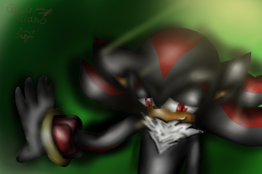 Shadow Without Rings Shadow the hedgehog - lineless practise by Jazz-M-Ink on DeviantArt
