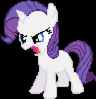 Filly Rarity Pixelated