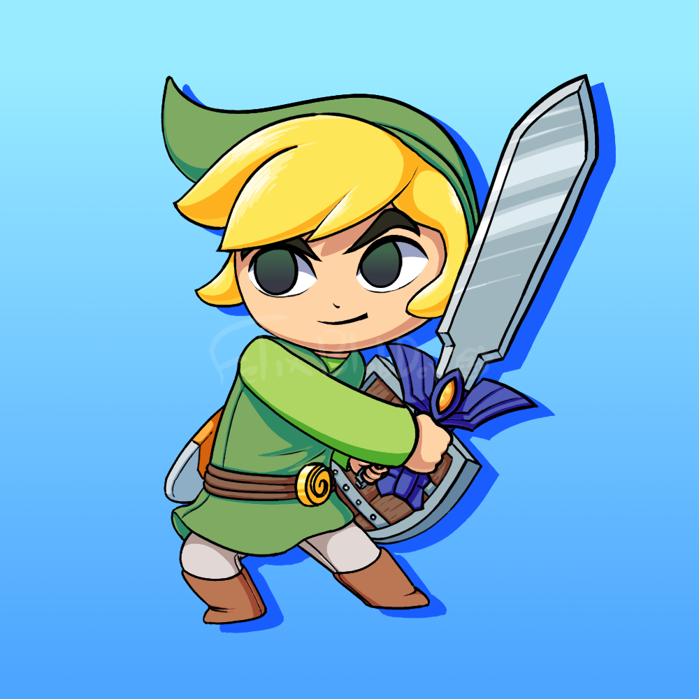 Toon Link (SSBU) by FelixBl0bDev on DeviantArt