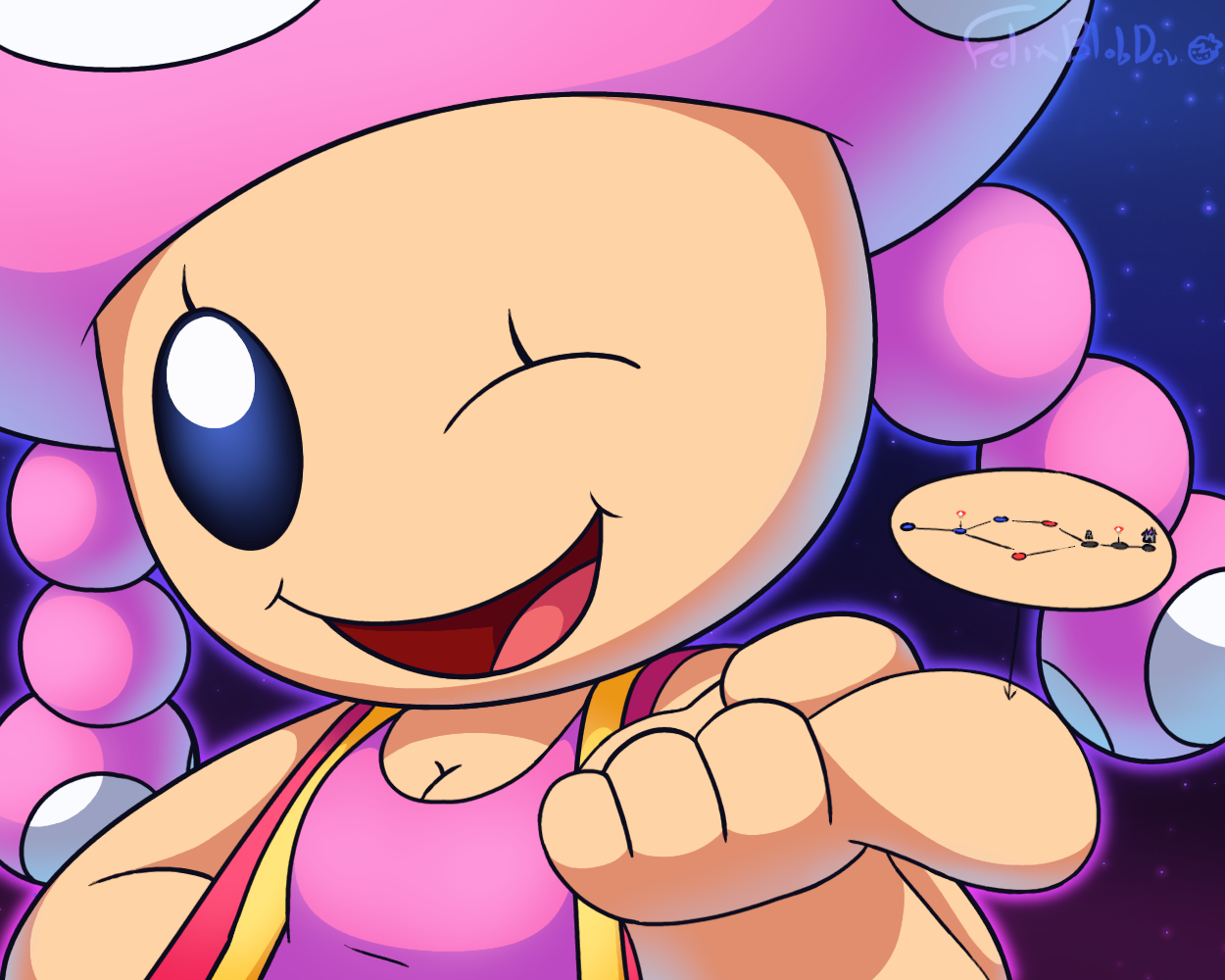 Metaskei World Toadette by FelixBl0bDev on DeviantArt