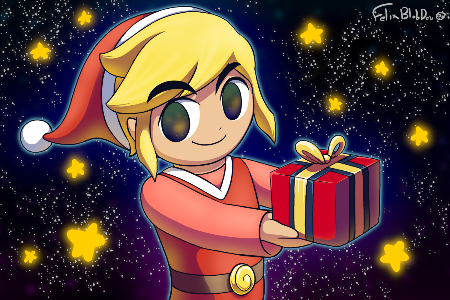 Zelda's Letter Christmas Card by Manveri-10 on DeviantArt