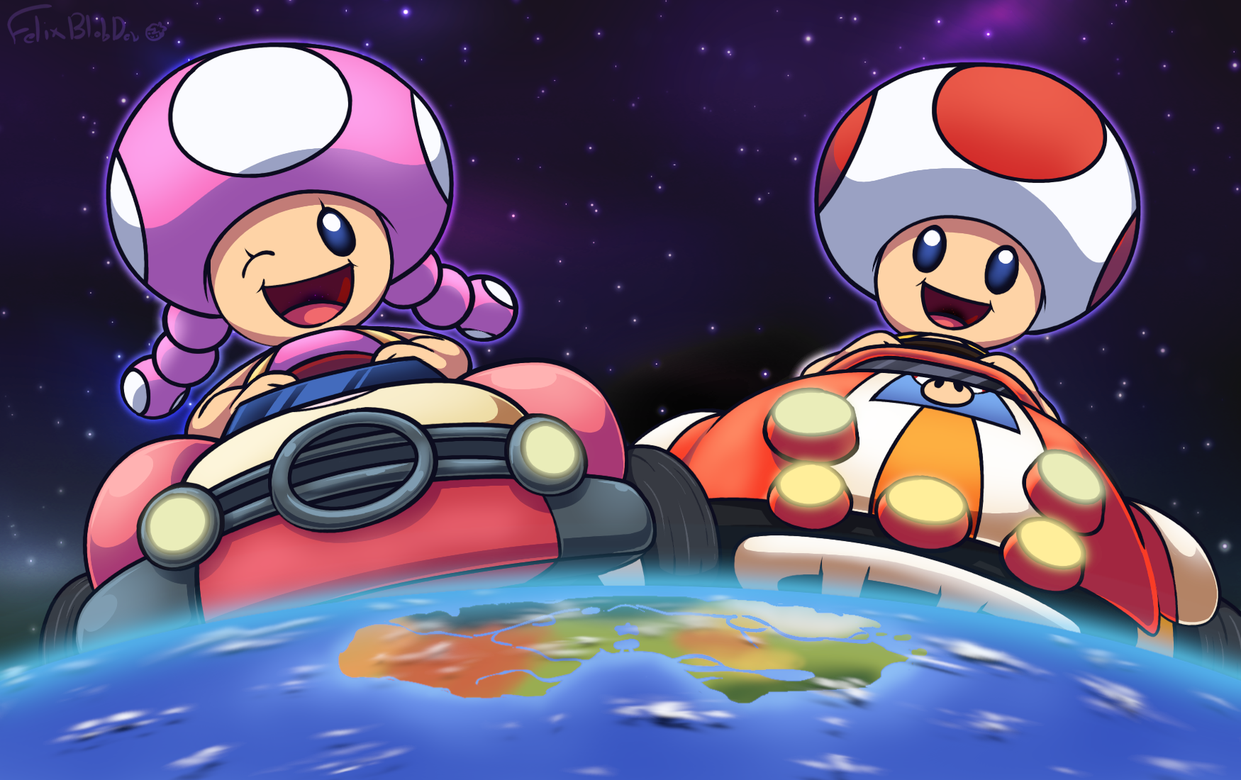 Toad Quacker Toad Kart World by FelixBl0bDev on DeviantArt
