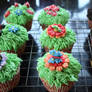 More Garden Cupcakes
