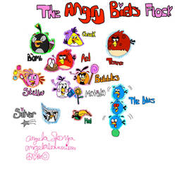 Angry Birds Flock digital redraw