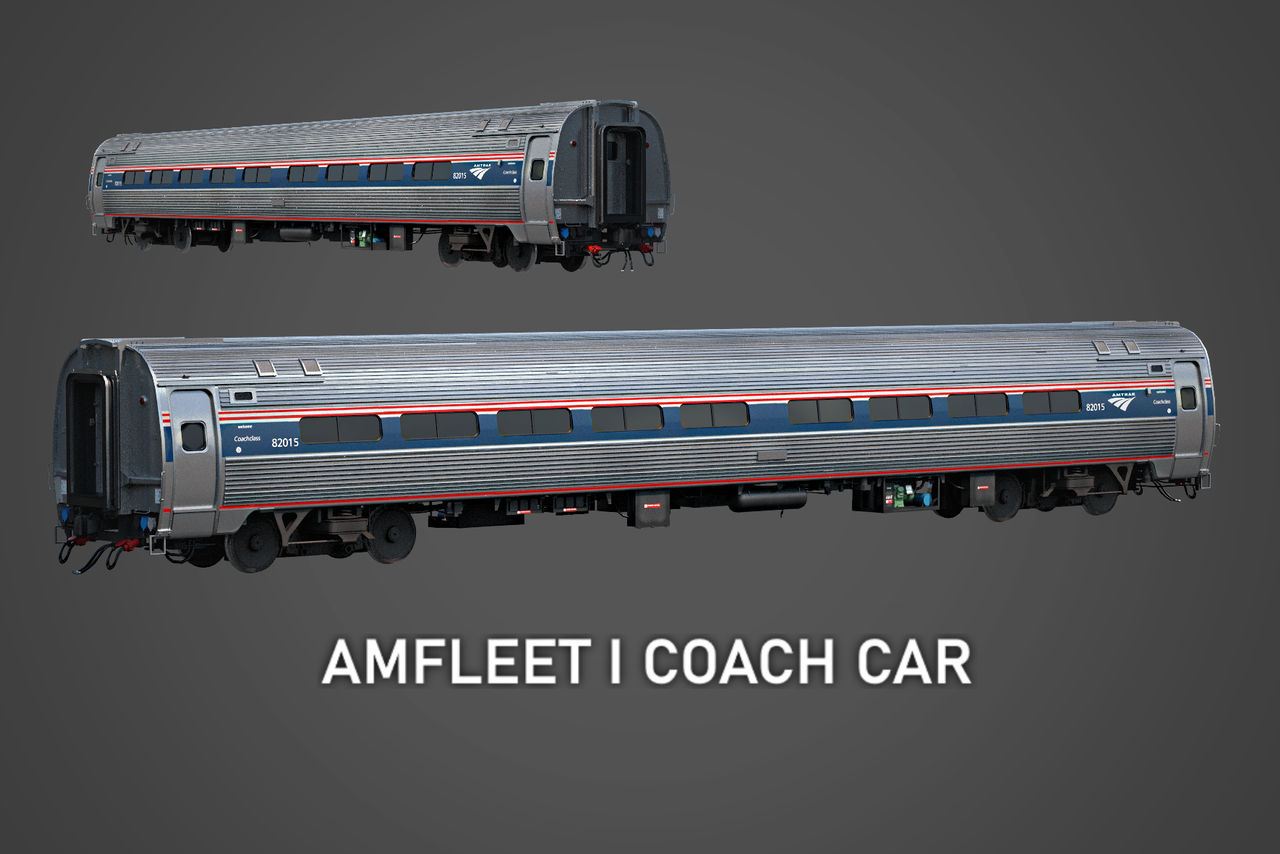 Amfleet Coach Amtrak Amfleet I Coach by OYEone89 on DeviantArt