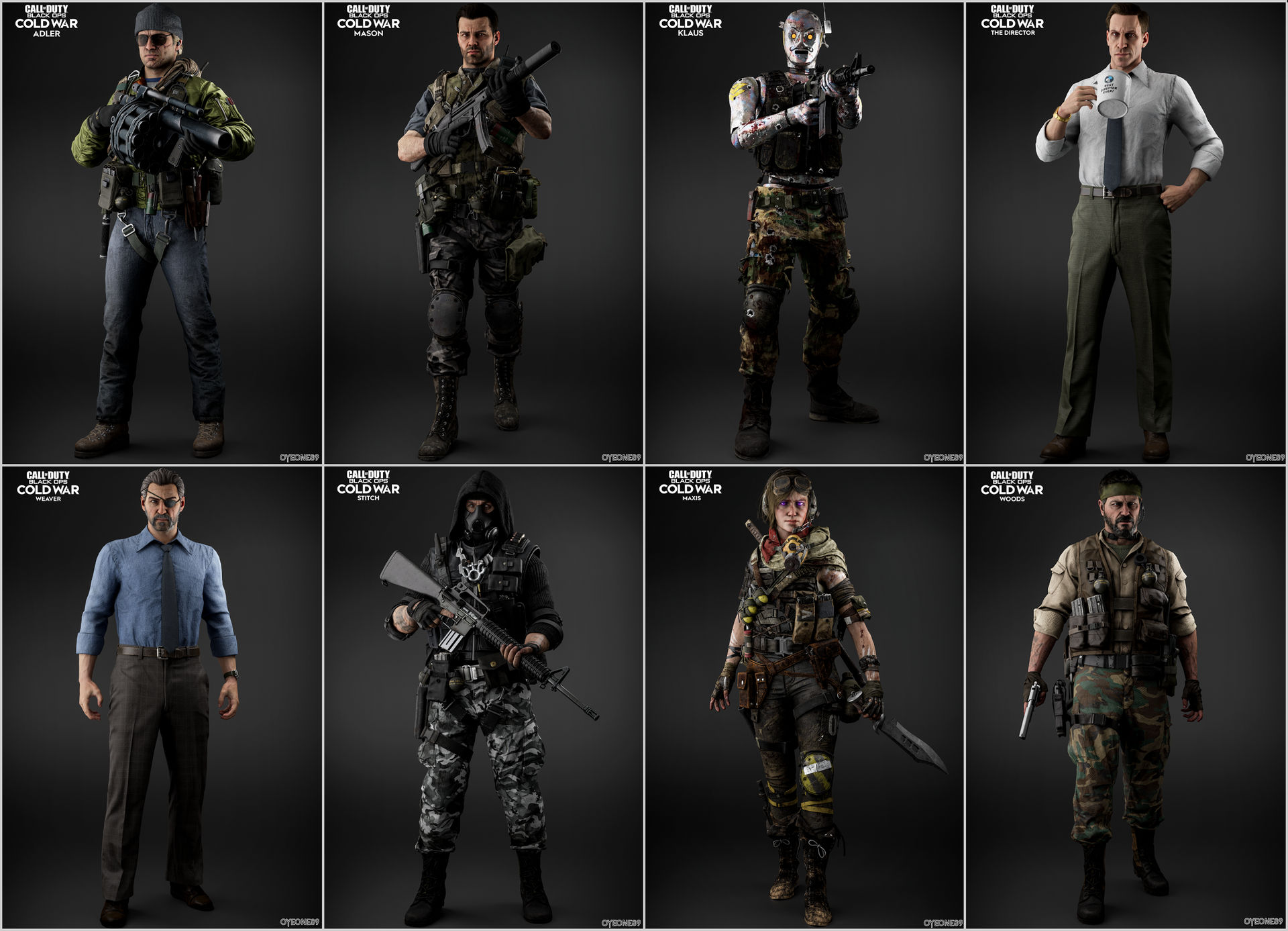 Black Ops Cold War Character Posters (Part 1) by OYEone89 on DeviantArt