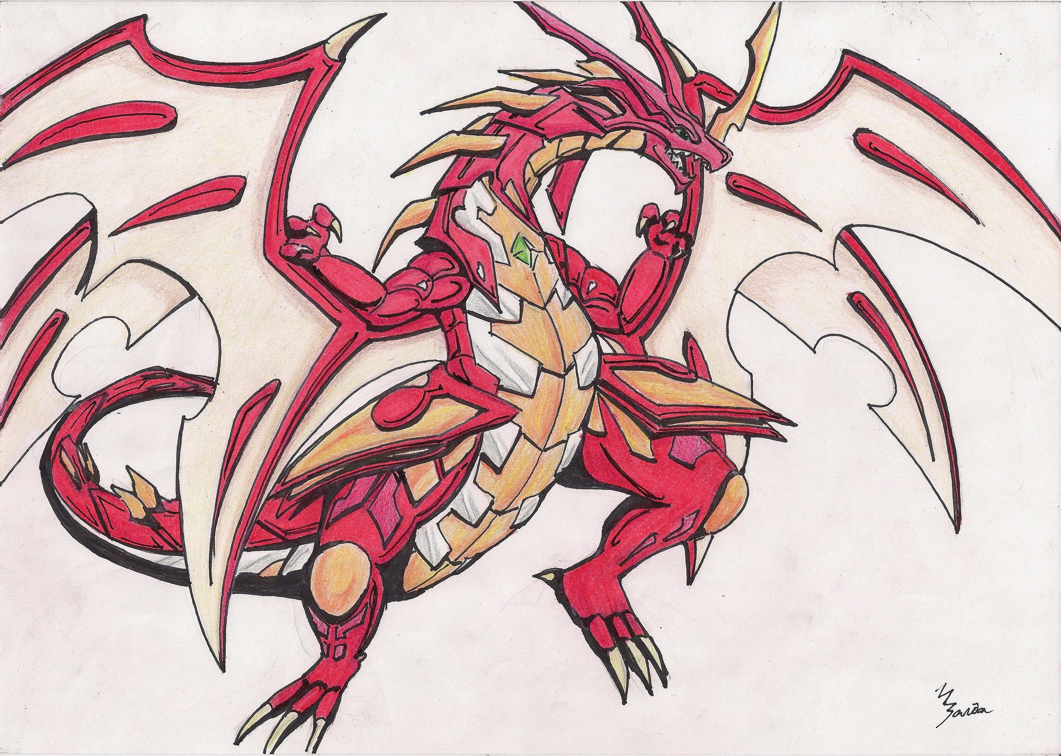 Bakugan Red dragon