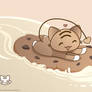 Kawaii Cookie Surfing Desktop