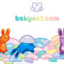 Jelly Bunny Pile