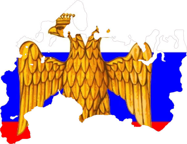 Russia with Ukraine flag map by GeorgianPatriot on DeviantArt