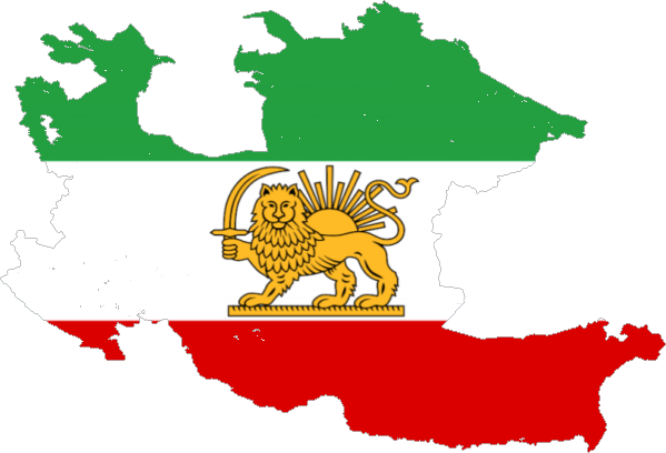 Iranflag Map Flag map of the Imperial State of Iran by CTGonYT on DeviantArt