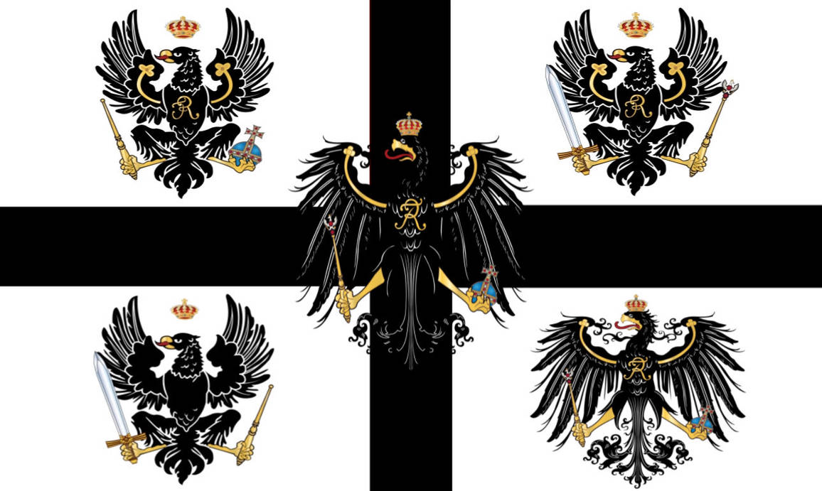 Prussian High Command All Prussia flag by CTGYTDevianart on DeviantArt