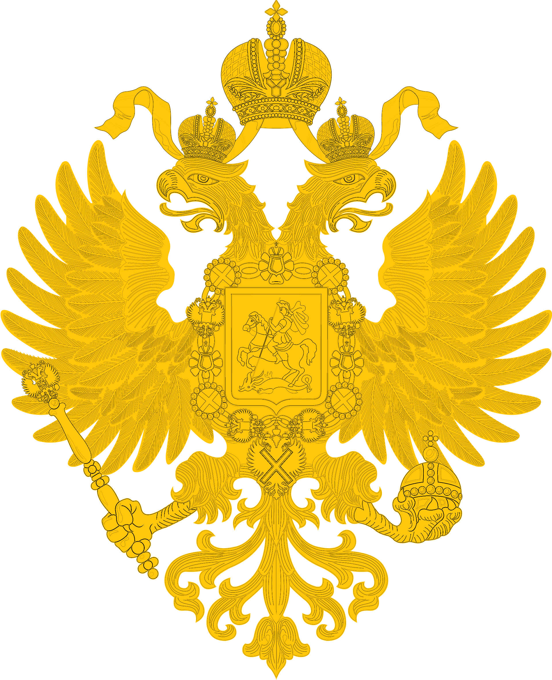 Tsardom of Russia coat of arms 1625-1721 by CTGonYT on DeviantArt